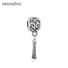 Original Free Shipping Silver Plated Beads Charms Regal Love Dangle Charm Fit  Bracelet Necklace DIY Women Jewelry 2024 - buy cheap