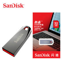 100% Original SanDisk USB Disk Pen Drive 32GB 64GB 8GB 16GB pendrive CZ71 USB 2.0 memory stick USB flash drive 2024 - buy cheap