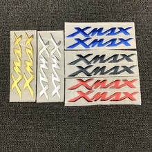 1 пара, 15x5 см, мотоциклетные 3D наклейки, наклейки на бак, аппликация, эмблема для Yamaha X-MAX XMAX 125 250 400 2024 - купить недорого