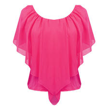 NEW Fashion Summer Women Chiffon Top Batwing Short Sleeve Shirt Loose Casual Blouse Plus Size 2024 - buy cheap
