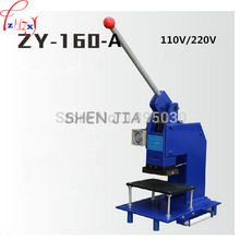 ZY-160-A-máquina de grabado manual de cuero, accesorio para impresora de 100x60MM, 220v/110v 2024 - compra barato