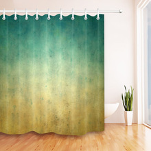 72'' Color Gradual Change Brown to Green Bathroom Waterproof Fabric Shower Curtain Polyester 12 Hooks Bath Accessory Sets 2024 - buy cheap