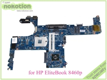 Материнская плата NOKOTION 642759-001 для ноутбука HP elitebook 8460P, материнская плата QM67 DDR3 Intel HD graphics 2024 - купить недорого