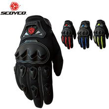 SCOYCO professional motorcycle off-road full finger gloves / racing gloves / riding gloves / outdoor sports equipment Guantes 2024 - buy cheap