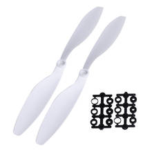 1 Pair 1045 10x4.5 CW CCW Propeller Prop For RC Multicopter Quadcopter Black 2024 - buy cheap