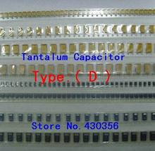 Capacitor 7343 tipo: d 475 4.7uf 50v 475t, capacitor de tântalo com 10 peças 2024 - compre barato