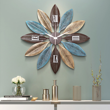 Nordic Creative Metal Wall Clocks Wall Hanging Ornaments Crafts Decoration Home Livingroom 3D Wall Sticker Mute Wall Clock Mural 2024 - buy cheap