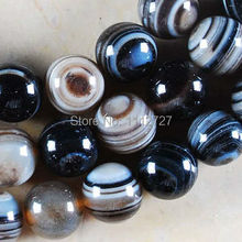 2021 charming 10MM Striped Onyx Loose Beads Accessory Parts Women Fashion Jewelry Making Natural Stone 15''BV213 Wholesale Price 2024 - buy cheap