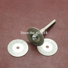 5pcs discs and 1 arbour 20mm Mini stone jade glass Diamond Cutting Discs Dremel sheet Tools Jewelry  free shipipng 2024 - buy cheap