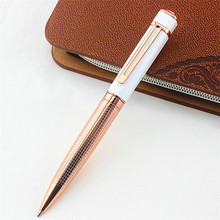 Bolígrafo de diamante de alta calidad, bolígrafo de punta mediana para negocios y oficina, color oro rosa y negro, nuevo 2024 - compra barato