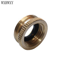 wxrwxy Brass quick connector 1/2 3/4 brass connector 3/4 threaded the faucet adapter water gun fitting 2 pcs 2024 - buy cheap