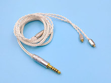 diy earphone cable mmcx ue900 se535 8share single crystal copper silver plated wire 2024 - buy cheap