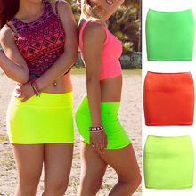 Women Plain Seamless High Waist Stretch Tight Sexy Bodycon Mini Pencil Skirt 2024 - buy cheap