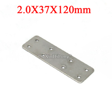 NEW 20PCS 304 Stainless Steel Flat Angle Corner Braces Furniture Connecting Fittings Board Frame Support Brackets 2.0X37X120mm 2024 - buy cheap
