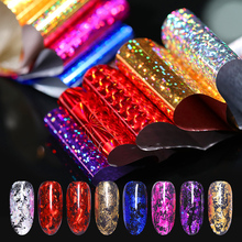 Conjunto de folhas decorativas para unhas, adesivos florais, estrelas, arte de transferência, decalques, faixas de decoração para unhas em gel 2024 - compre barato