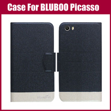 Hot Sale! New Arrival 5 Colors High Quality Flip Ultra-thin Phone Leather Protective Cover For BLUBOO Picasso Case 2024 - buy cheap