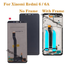 5,45 ''Оригинальный ЖК-дисплей для Xiaomi Redmi 6A LCD + кодирующий преобразователь сенсорного экрана в сборе для Redmi 6 ЖК-дисплей аксессуары для ремонта экрана 2024 - купить недорого