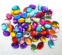 LF 300Pcs Mixed Oval Acrylic Decoration Flatback Cabochon Embellishment For Crafts Scrapbooking Diy Versiering Accessories 2024 - buy cheap