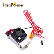 3D Printer Hot End 2 In 1 Out Double Color Extruder Cyclops Single Head 12V/24V 0.4mm 1.75mm with Cooling Fan 3D Printer parts 2024 - buy cheap