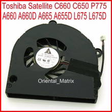 Ventilador portátil para toshiba satellite c660 c650 ksb06105ha-9k1n p775 a660 a660d a665 a655d l675 l675d laptop ventilador de refrigeração da cpu 2024 - compre barato