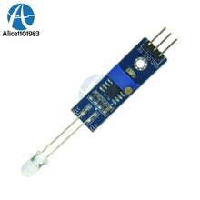3.3-5V input LM393 light Sensor Module for Arduino DO/AO output  Dupont cables Board 2024 - buy cheap