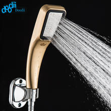 DooDii Shower Head Water Saving high Pressurized ABS With Chrome Handheld Shower 300 hole Bathroom Water Booster Shower head 2024 - buy cheap