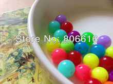 10MM 160Pcs Mix Color Jelly Style Round Acrylic Plastic Loose Beads Jewelry Accessories Findings 2024 - купить недорого