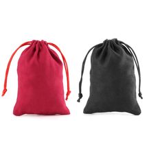 1 Pc Small Suede Dice Bag Flannelette Bag Card Jewelry Drawstring Storage Bag Board Game 2024 - buy cheap