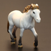 Фигурка дикой фермы, фигурка белой лошади, модель, коллекционная игрушка для детей 2024 - купить недорого