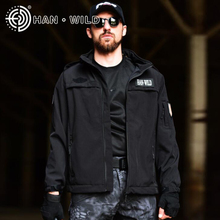 Флисовая тактическая мужская куртка в стиле милитари, толстая флисовая куртка с капюшоном, пальто для походов, кемпинга, спорта на открытом воздухе, водонепроницаемая ветровка 2024 - купить недорого
