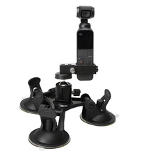 Tripés ventosa suporte do carro de montagem para dji osmo bolso 2 carro fora da janela de vidro otário titular gravador condução acessório 2024 - compre barato