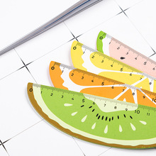 Wooden Fruit Ruler Cute 15cm Measuring Straight Rulers Drawing Tool Promotional Stationery gift school supplies 2024 - buy cheap