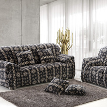 Плотный бархатный плюшевый чехол для дивана, пиксельный эластичный Модный чехол для дивана, серый, фиолетовый чехол для дивана, защита от клещей, теплое покрытие для гостиной 2024 - купить недорого