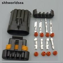 Shhworldsea d580 ls1 ls6 4 pinos bobina de ignição automática pacote coilpack conector caso para camaro corvette trans am carro plugue elétrico 2024 - compre barato