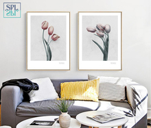 SPLSPL Tulip Posters And Prints Wall Art Canvas Painting Wall Pictures Nordic Flower Picture Decoration No Frame ornamentation 2024 - buy cheap