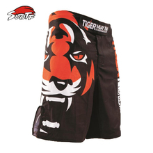 SUOTF The new 2015 tigers printing MMA loose boxing muay Thai shorts Sweat quick-drying fight training  Global free shipping 2024 - buy cheap