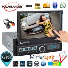 7''1 DIN GPS Car MP5 Player Mirror Link Radio NAVI Stereo FM AUX DVR Bluetooth Radio Car auto autoradio 2024 - buy cheap