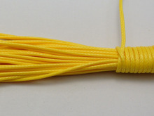 100 Yards Yellow Korean Waxed Cord String Thread 1mm for Bracelet Necklace 2024 - buy cheap