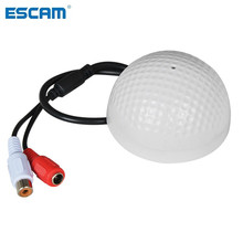 ESCAM-Monitor de sonido, micrófono de recolección de Audio para vídeo CCTV, cámara de seguridad, cámaras IP 2024 - compra barato