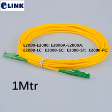 Cables de conexión de fibra E2000 de 1M, 10 piezas, E2000/UPC E2000/APC LC ST SC FC, puente Simplex monomodo 9/2,0mm 125um 3,0mm, Envío Gratis 2024 - compra barato
