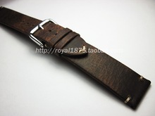 18 19 20 21 22mm Man Bracelet Thin style design Genuine Leather Watch band Retro dark brown Watch Strap for branded watch+tool 2024 - buy cheap