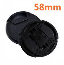 30pcs/lot 58mm center pinch Snap-on cap cover LOGO for canon 58mm Lens 2024 - buy cheap
