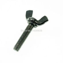 Free shipping 10 pieces Metic M5x12mm 0.8mm Pitch Wing Bolt Butterfly Bolt Screws Freeship 2024 - buy cheap