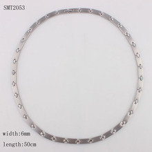Нержавеющая сталь 316l серебряный ссылка энергии ожерелья Германий ожерелье мощность здоровье баланс новый женский ювелирных изделий SMT2053 2024 - купить недорого