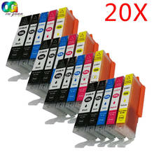 20PK Ink Cartridges Compatible for Canon 550 551 Pixma MG5650 MG6650 MG7550 MX925 IP7250 IP8750 IX6850 2024 - buy cheap