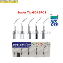 5pcs GD1 dental scaler tips ultrasonic dental scaler tip GD1 for SATELEC NSK GNATUS DTE 2024 - buy cheap