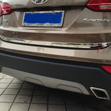 Высококачественная крышка багажника из нержавеющей стали для 2013 Hyundai Santa Fe ix45 2024 - купить недорого