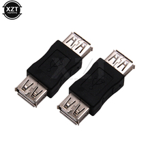 Gran oferta USB 2,0 tipo A hembra, conector adaptador de acoplador F/F, convertidor, promoción, Conector de extensión USB 2024 - compra barato