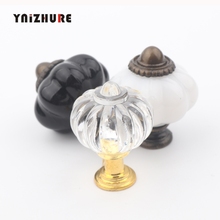 1PC 30*36mm Modern Acrylic Knobs and Lantern Handles Door Alloy Handle Cupboard Drawer Kitchen Pull Handle Knob Furniture 2024 - buy cheap