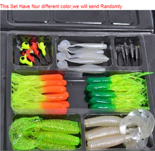 35 soft bait fishing lure set with small 10 lead head hook lure combination 2024 - buy cheap